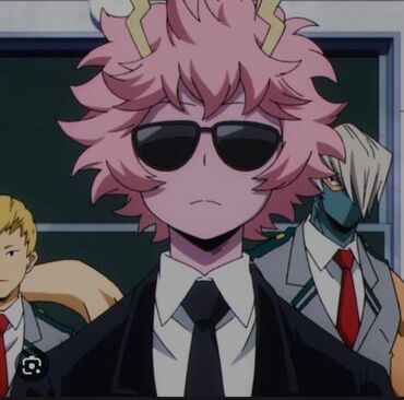 My Hero Academia Author Draws Mina Ashido with Midnight's Glasses