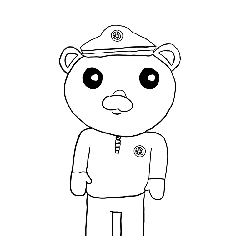 octonauts captain barnacles coloring pages