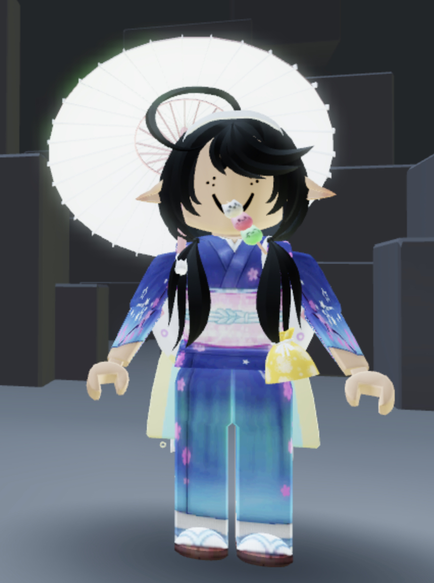 Kimono - Pretty Blue - Roblox