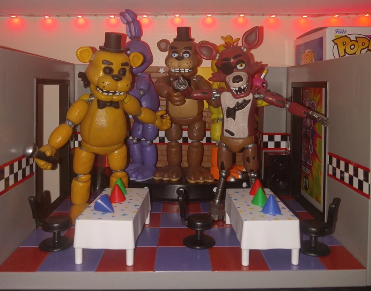My Fnaf Action Figures on The Fnaf 1 Stage | Fandom