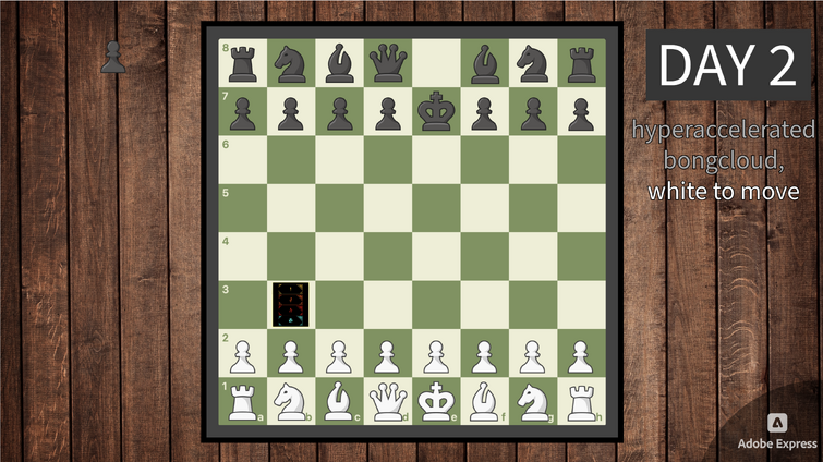 JTOH Wiki Chess Again, Day 2: The Literal Worst Opening Possible