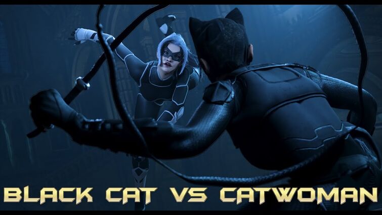 BLACK CAT VS CATWOMAN [ 3D Animated Short Film ] - by MonsterMash | Fandom
