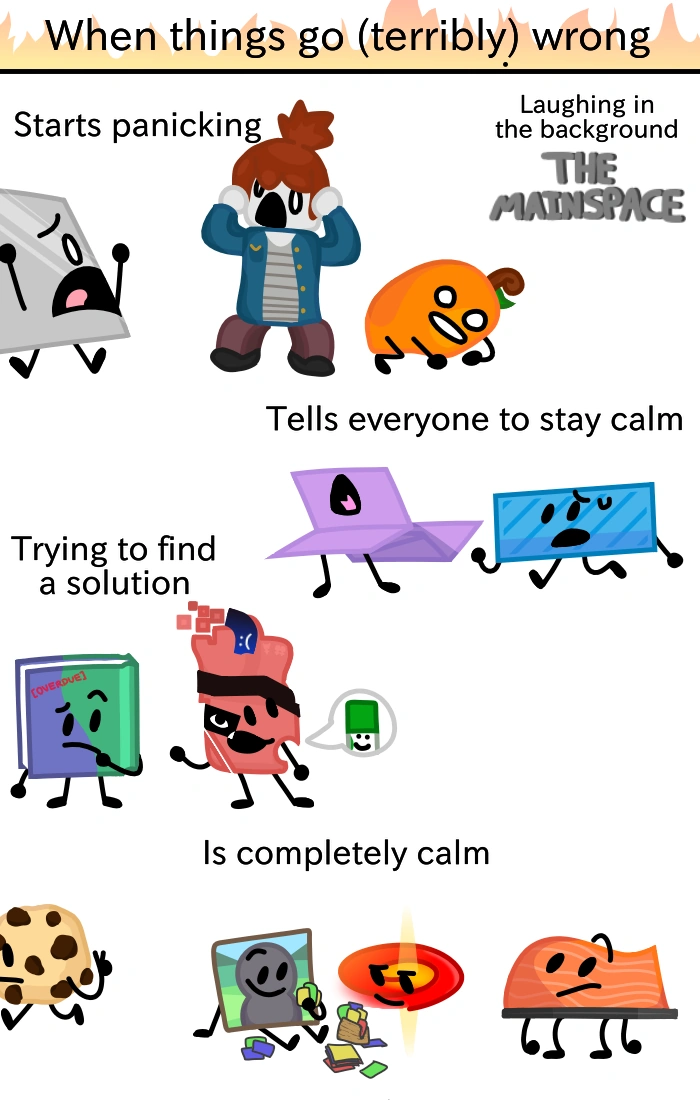 The finished "When things go (terribly) wrong" template art!! (click on