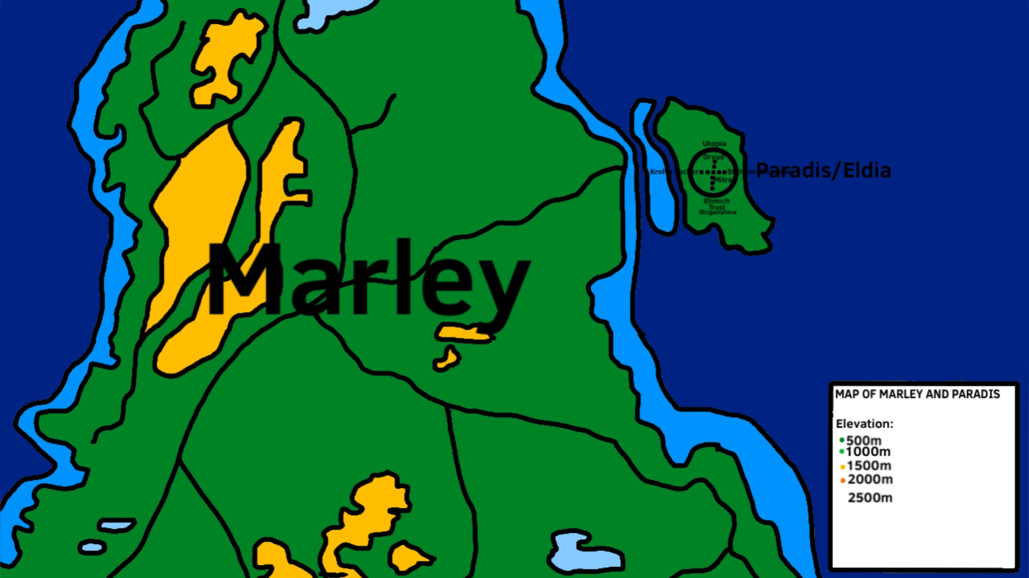 I’ve created a modern version of the Eldia/Marley map  Fandom