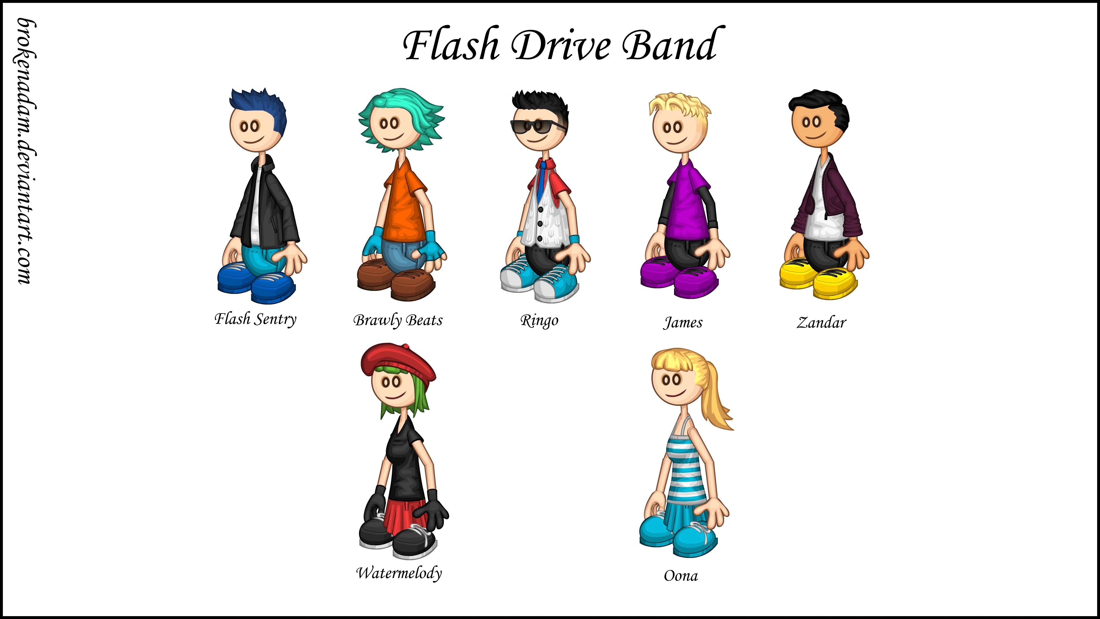 female-band-members-in-flash-drive-fandom