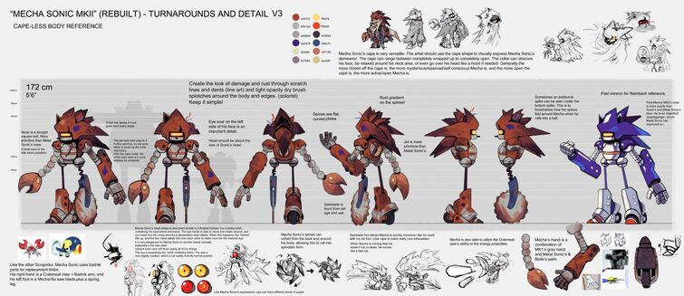 Scrapnik Mecha Sonic MK1 (Silver Sonic) by Not-Here-All-Night on DeviantArt