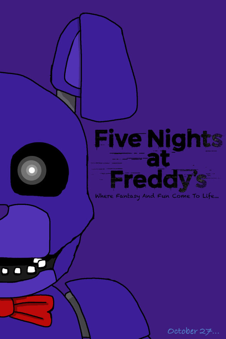 FNAF MOVIE POSTER OMG in 2023  Fnaf movie, Fnaf photos, Fnaf