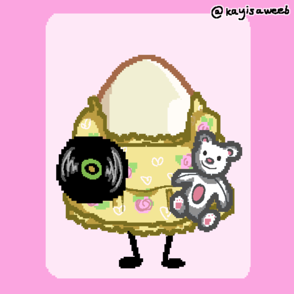 my oc like an egg from QSMP