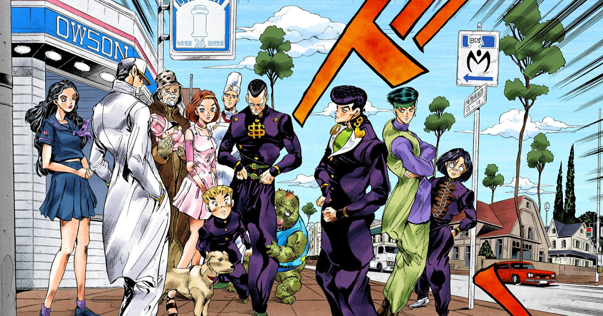 Jojo Anime Manga Colors