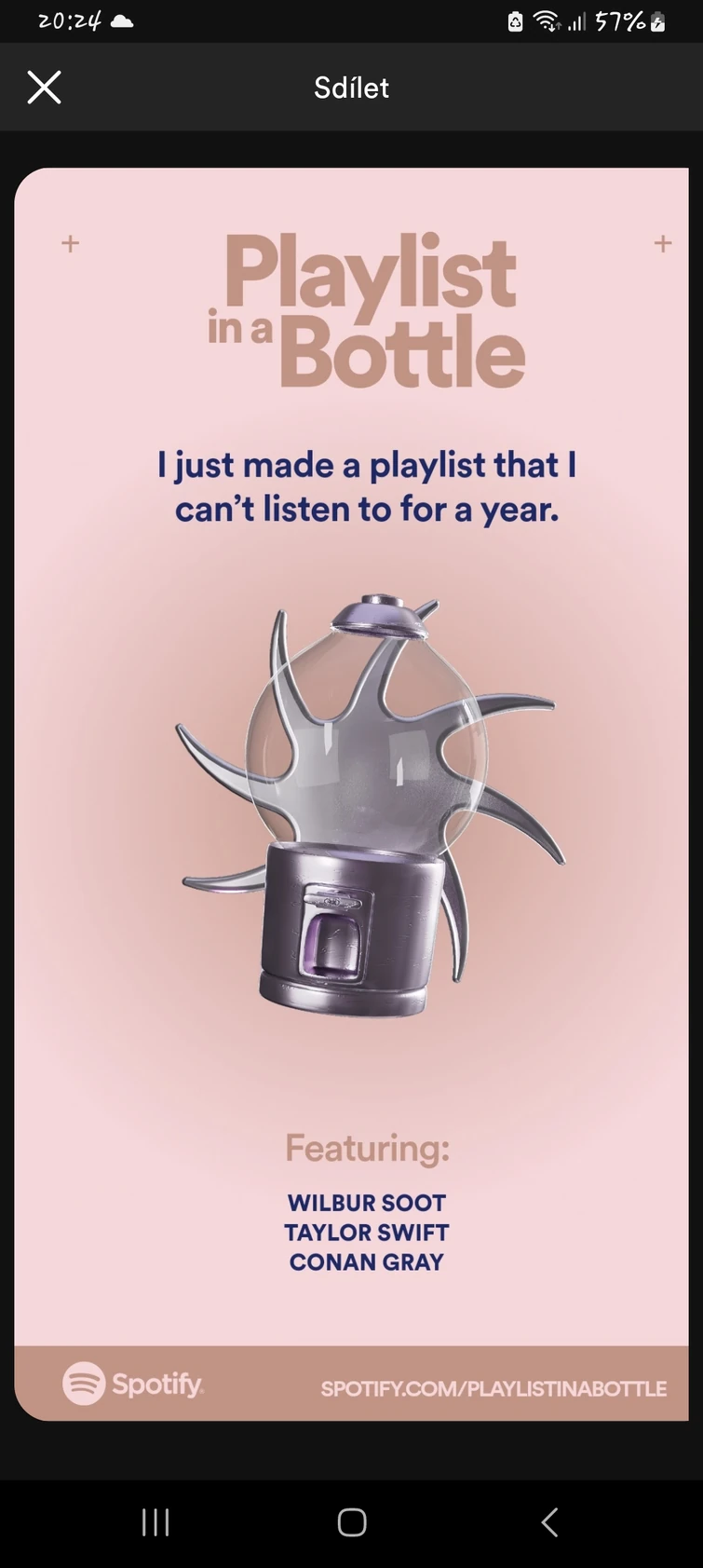 Share your playlists in a bottle the thread Fandom