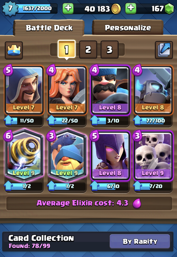 How's my deck? I'm in arena 4 (pekka's playhouse) : r/ClashRoyale