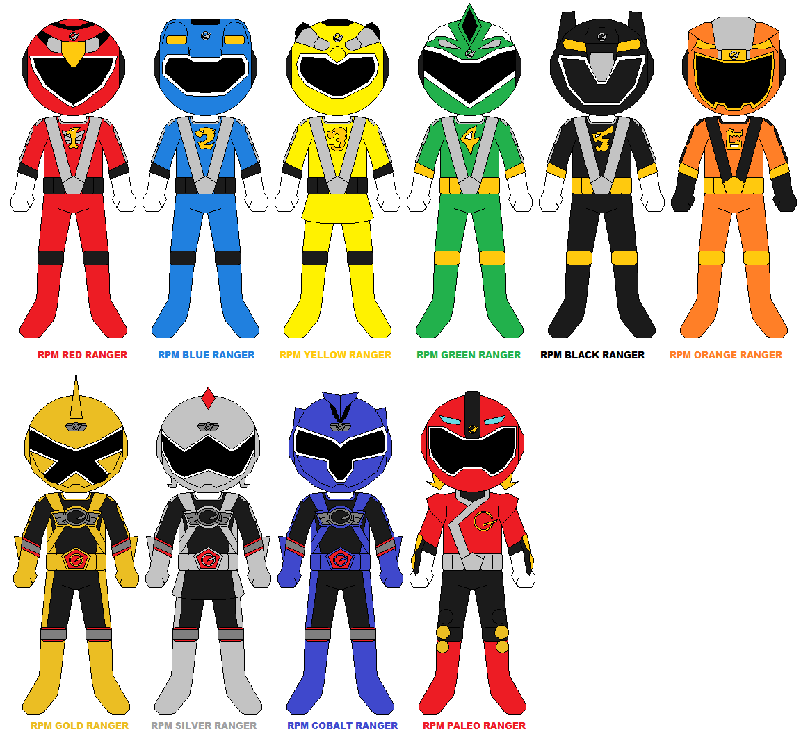 Power Rangers Rpm Orange Ranger