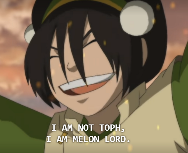 Toph from avatar: the last airbender in a rainy night