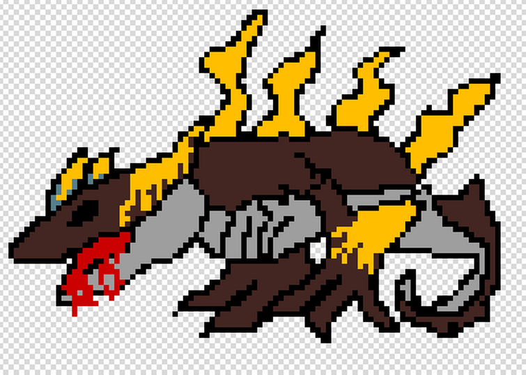 Shiny Giratina redrawn