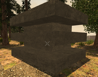 Half Concrete Ladder