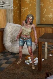 Female Feral Zombie