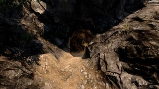 Entrance to the cave