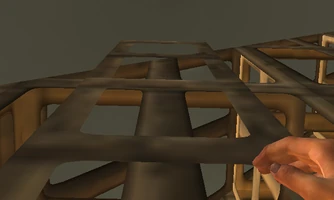 Climbing on or off this ladder will require several tries.