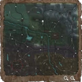 Gravetown's location on the map of Navezgane