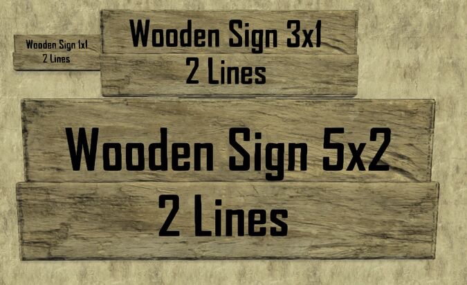 Woodensignexamples