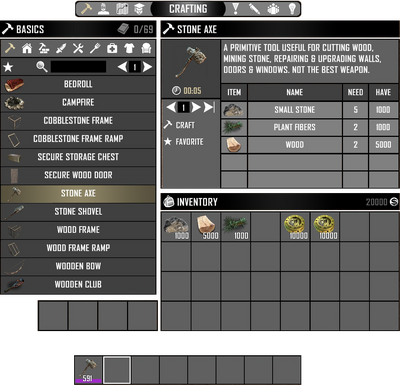 Crafting Menu Official 7 Days To Die Wiki