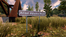 Ansel Adams River Sign