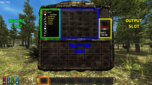 7DTD CraftingTab