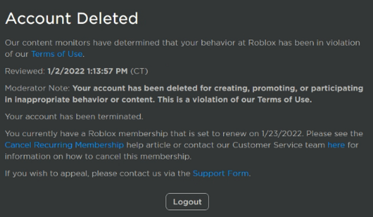 After spending 6 hours in Roblox, this parent deleted her kids' accounts