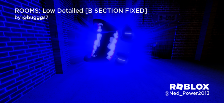 ROOMS: Low Detailed [B SECTION FIXED] - Roblox