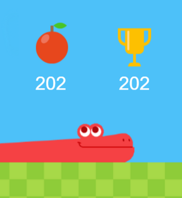 Do you know the google snake game??? Well look at my high score