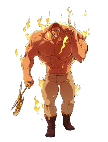 Illust escanor one 0001