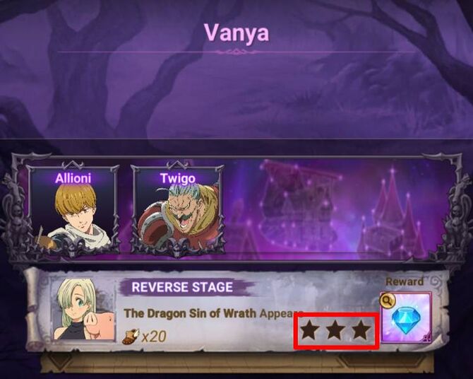 Reverse Stage stars