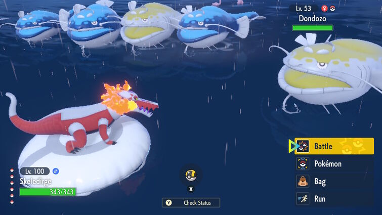 Hunted for a shiny dondozo and another shiny appears in right next to me | Fandom