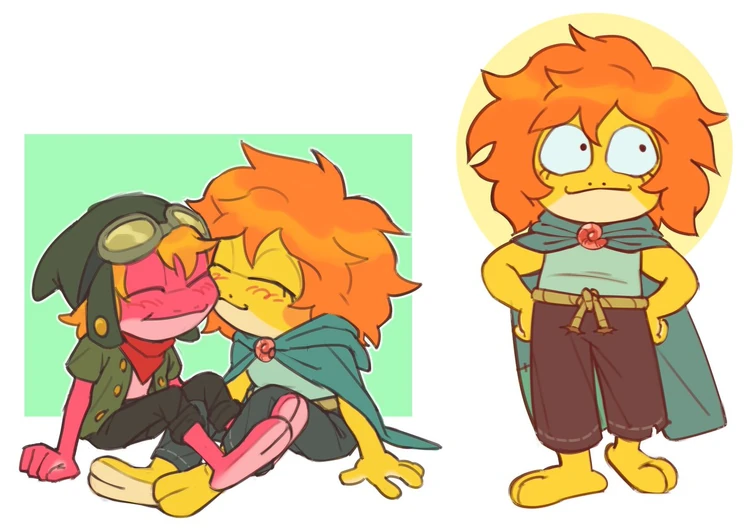 Interesting fan art of Sprig & Ivy (AU version) Fandom