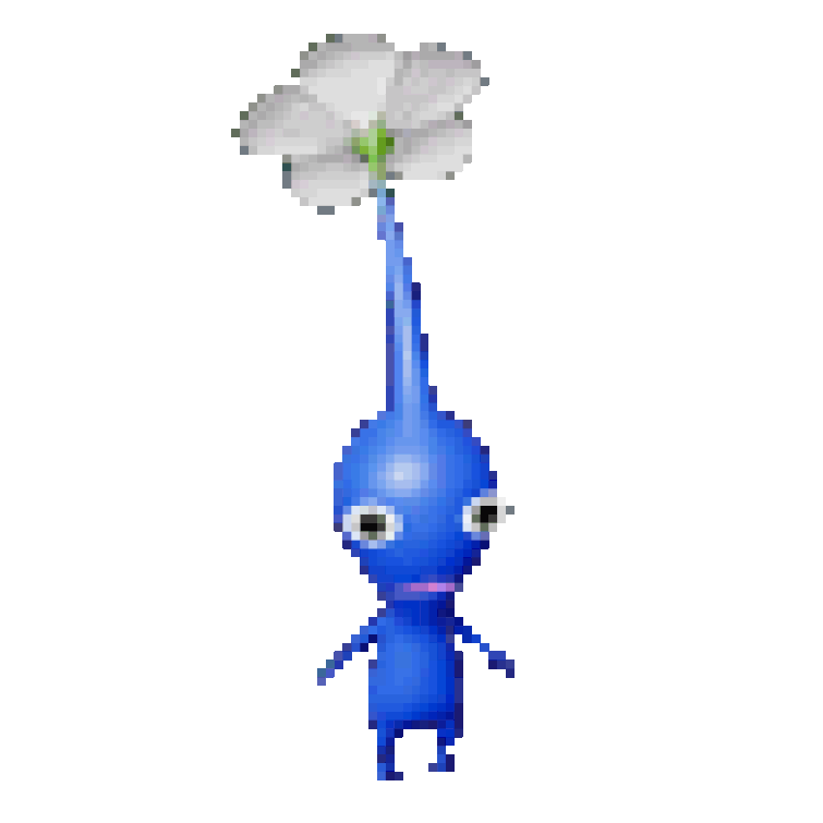 Spinning Blue Pikmin