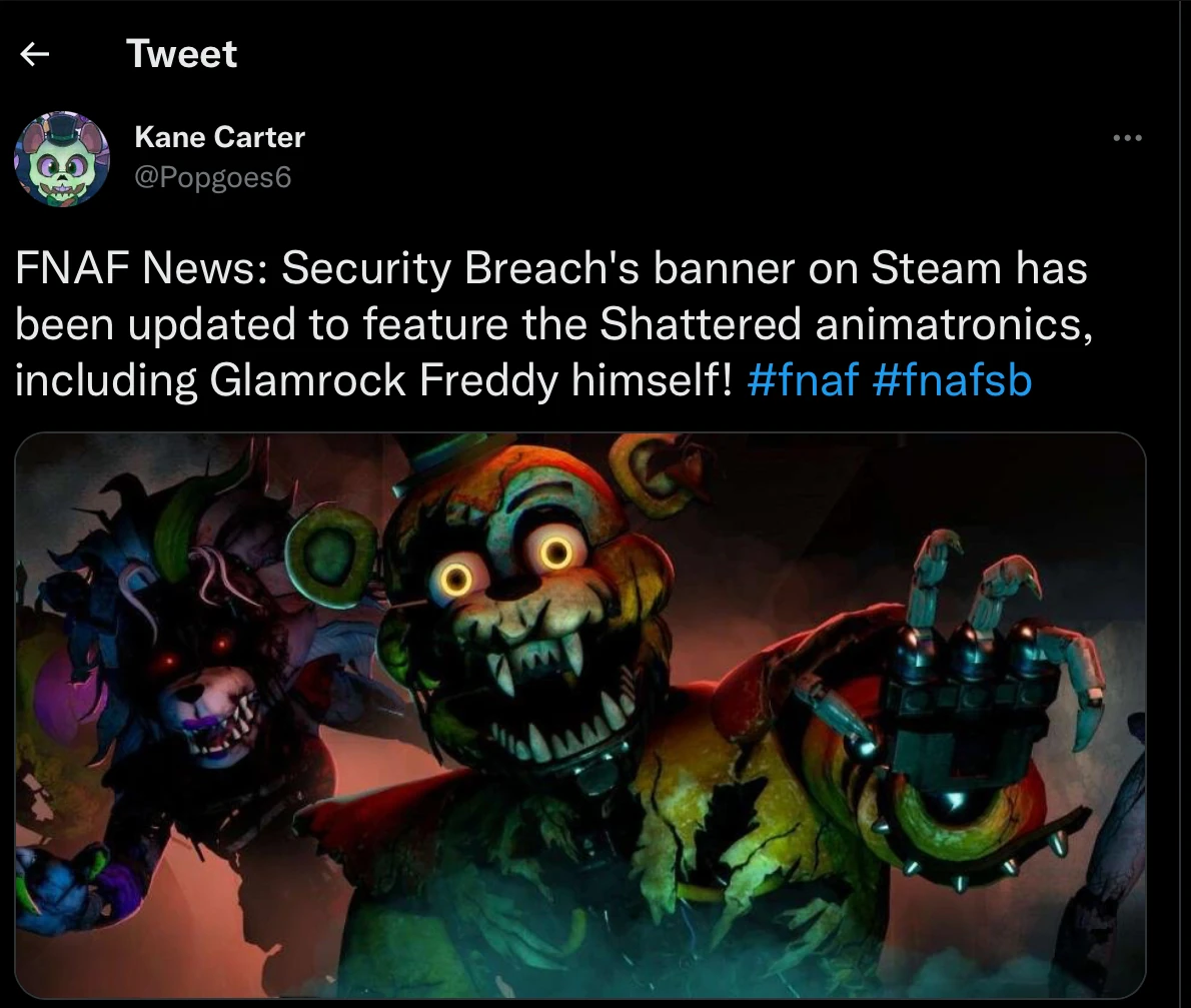 visual upgrades for Security Breach! Fandom