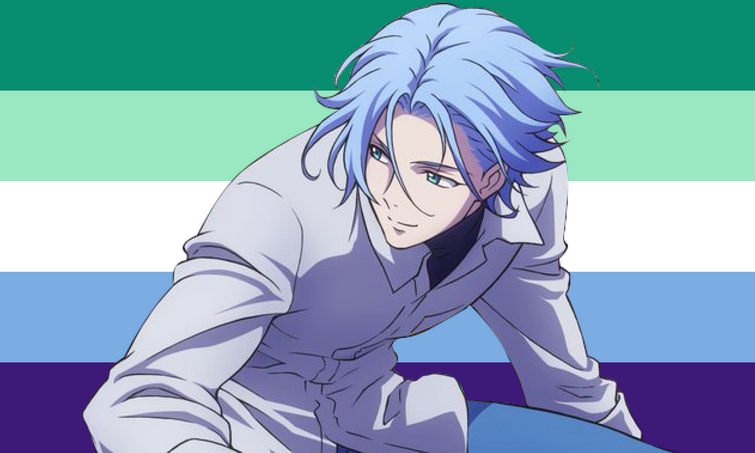 your fave is mlm! on X: langa hasegawa, from sk8 the infinity, is gay  (canon)!  / X