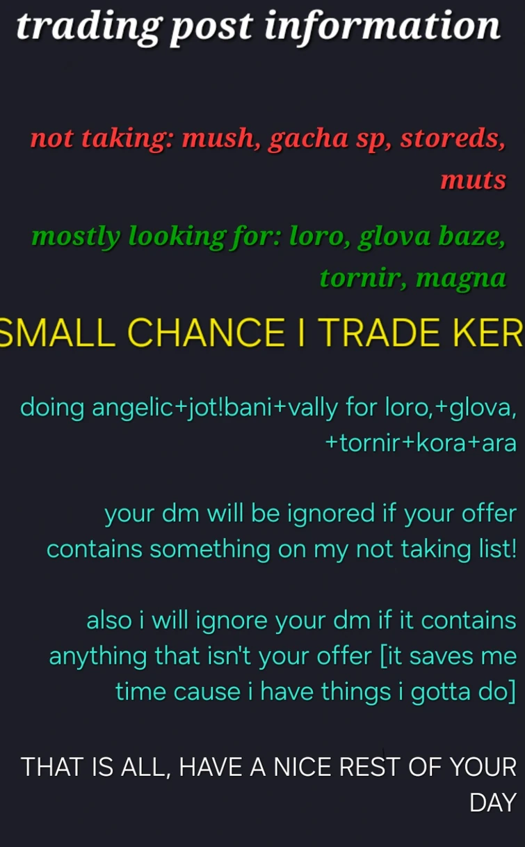 Trading post | Fandom