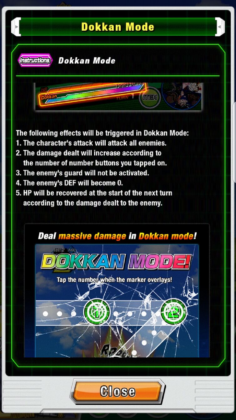 how does the dokkan attack work exactly how does it effect damage