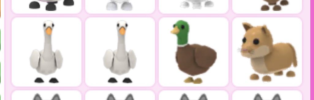 duck drake puma fandom adopt adoptme swans trading cow reindeer bear rabbit bee wikia xmas polar