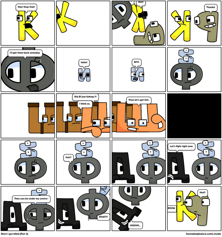 Swapped Alphabet Lore (My Version): Words Part 2 - Comic Studio