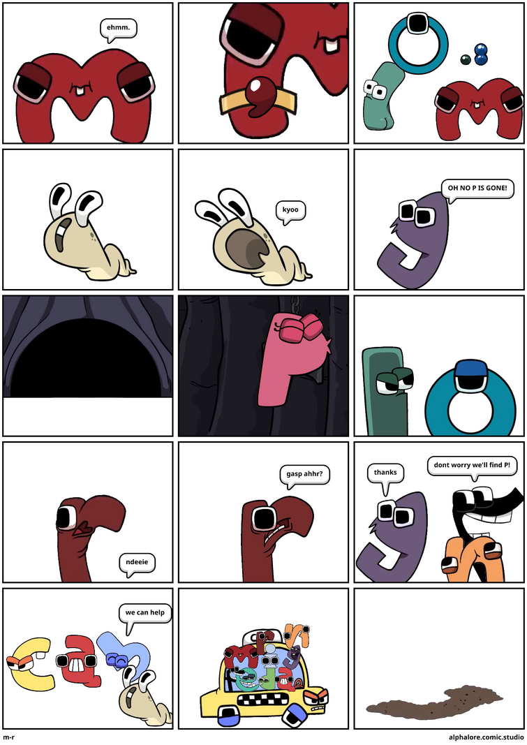 Lowercase Alphabet Lore (b) - Comic Studio