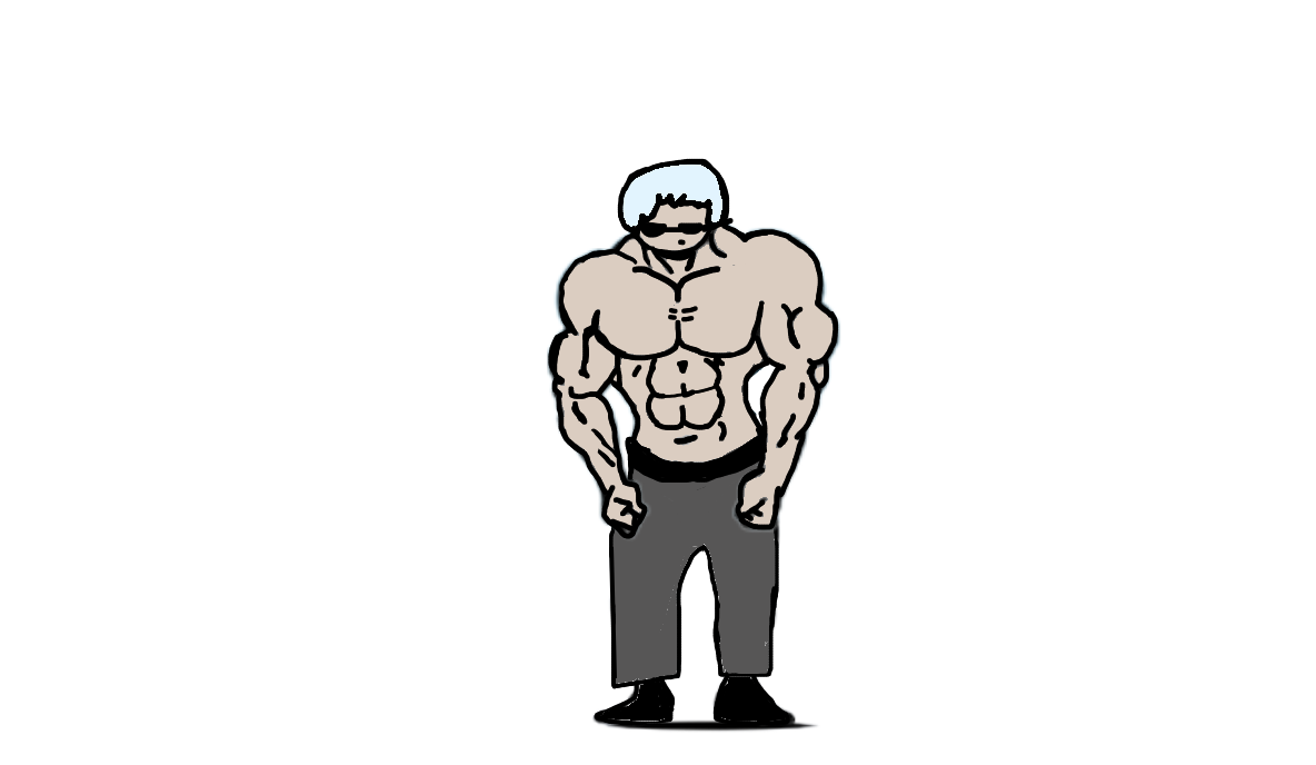 Giga Chad Muscle T-Shirt - Roblox