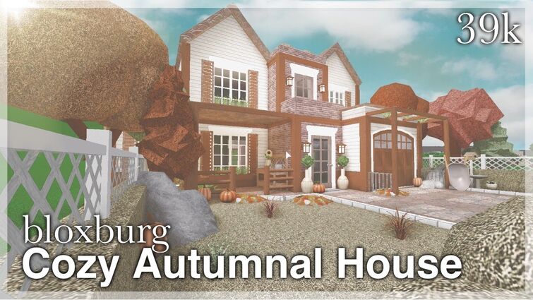 autumn themed home i made during the halloween update, rate out of 10? : r/ Bloxburg