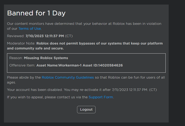 Roblox support is a joke. I am 18 and the legal cardholder : r