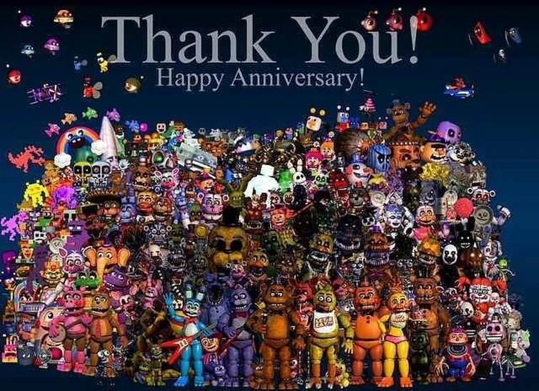 🎂 Happy 8th Anniversary to Five Nights at Candy's! 🎂 :  r/fivenightsatfreddys