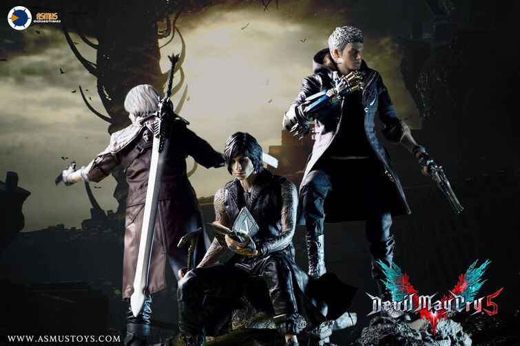 Tableau Devil May Cry : Dante – Gaming – 5 Pièces Impression sur