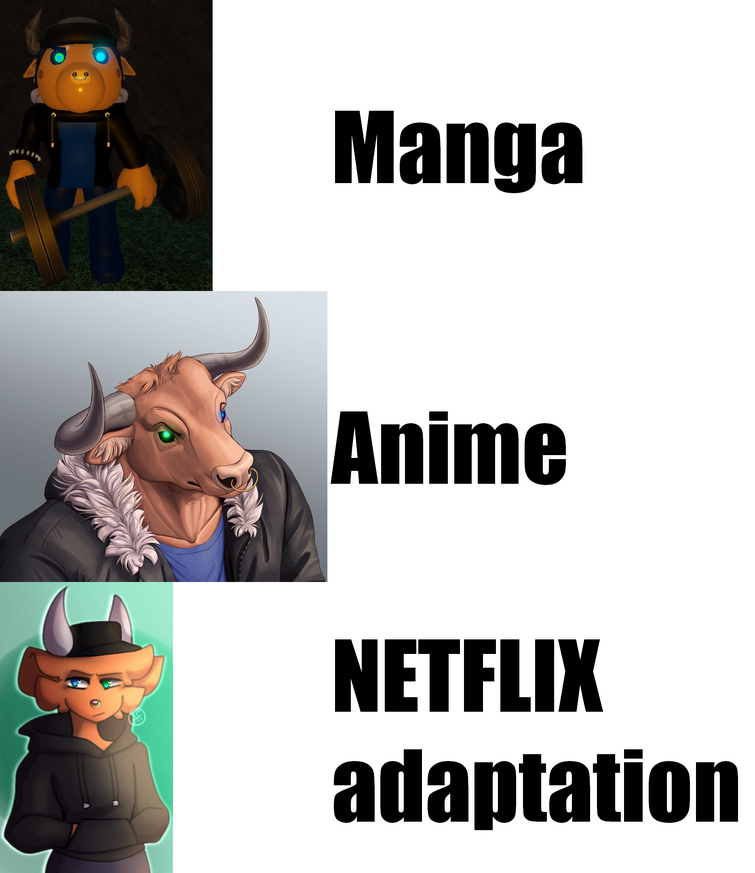 Oh Goad they made a netflix adaptation of piggy : r/bloxymemes