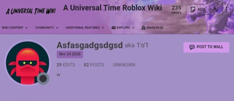 Discuss Everything About A Universal Time Roblox Wiki Fandom - universal roblox website