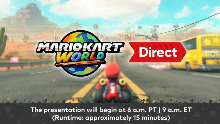 Mario Kart World Direct 4.17.2025